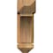 Ekena Millwork Thorton Arts and Crafts Rough Sawn Bracket w/ Offset Brace, Western Red Cedar, 6"W x 18"D x 18"H BKT0604X18X18THR03RWR - alternate 2